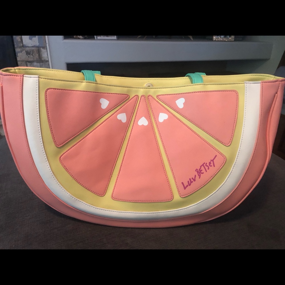 Large Betsey Johnson Tote with Wallet